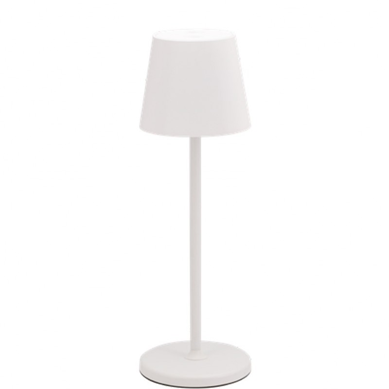 Securit LP-FE-WT Επιτραπέζιο Φωτιστικό LED Επαναφορτιζόμενο Λευκό